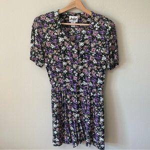 Vintage Floral Romper 90s Jump Brand M